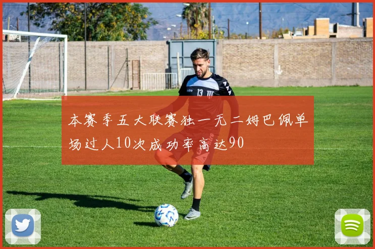 本赛季五大联赛独一无二姆巴佩单场过人10次成功率高达90